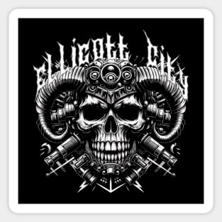 Ellicott City Death Metal Sticker
